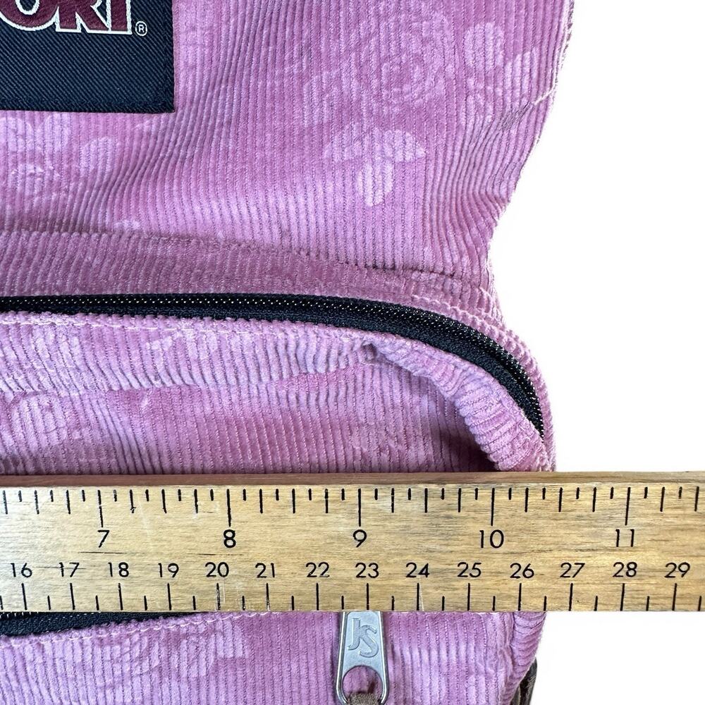 JanSport Right Pack Expressions - Vintage Pink Rose Corduroy JS00TZR60ZR CLEAN - Picture 7 of 11